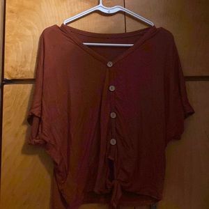 Reddish-Brown Blouse